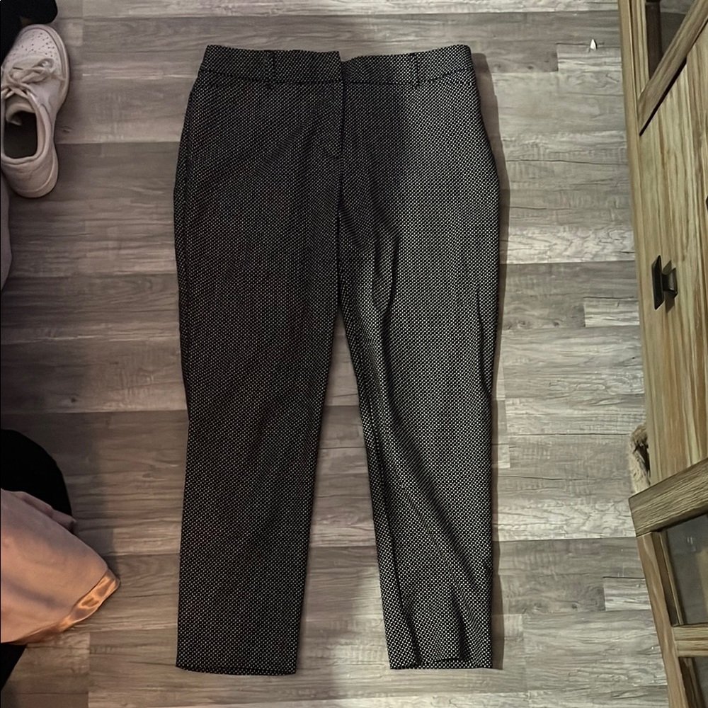 Liz Claiborne Black and White Patterned Trousers